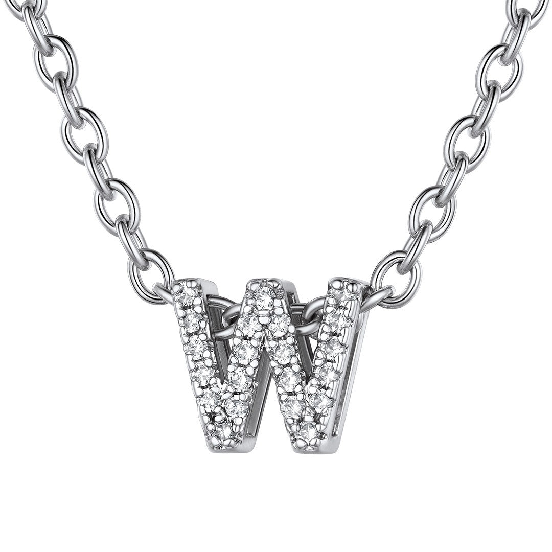 ⚡Flash Sale Cubic Zirconia Initial Necklace