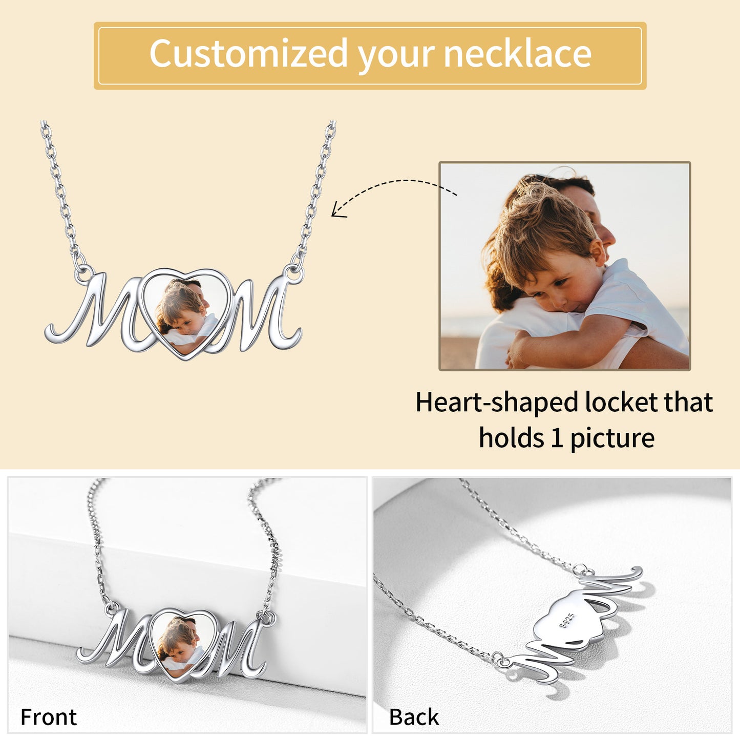 Photo Necklace For Mother