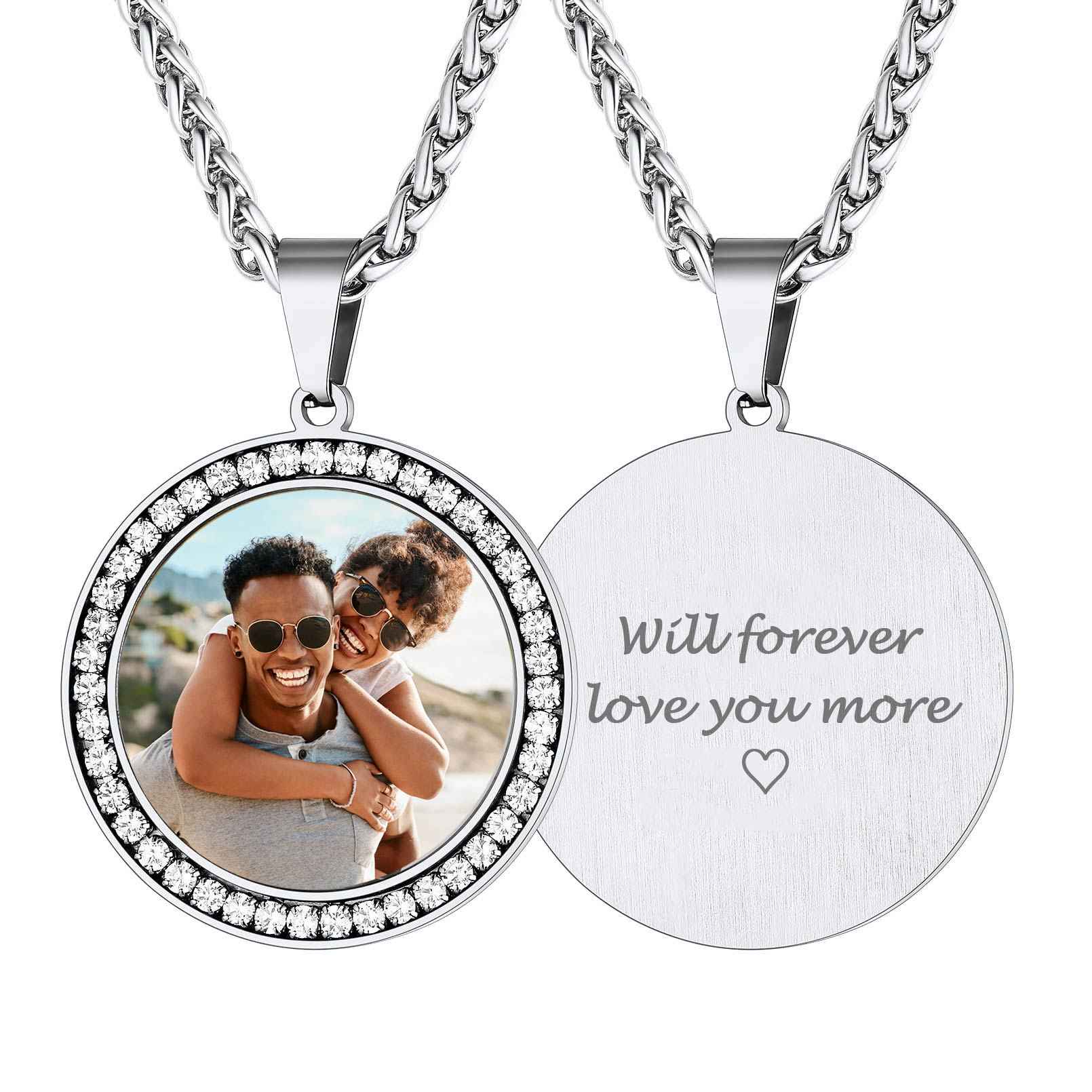 CZ Photo Necklace For Women