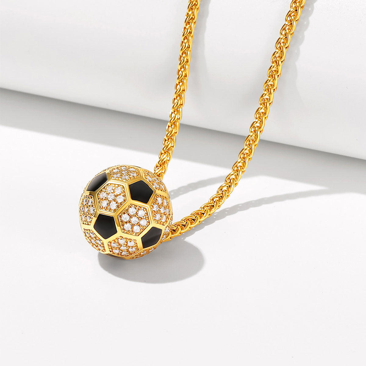 CZ Soccer Necklaces Sport Necklace 