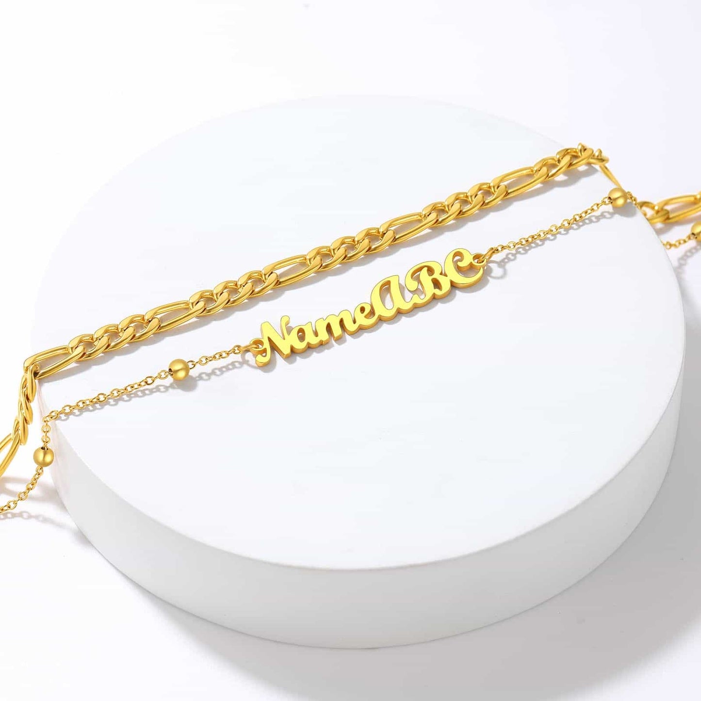 Chain Bracelets with Name