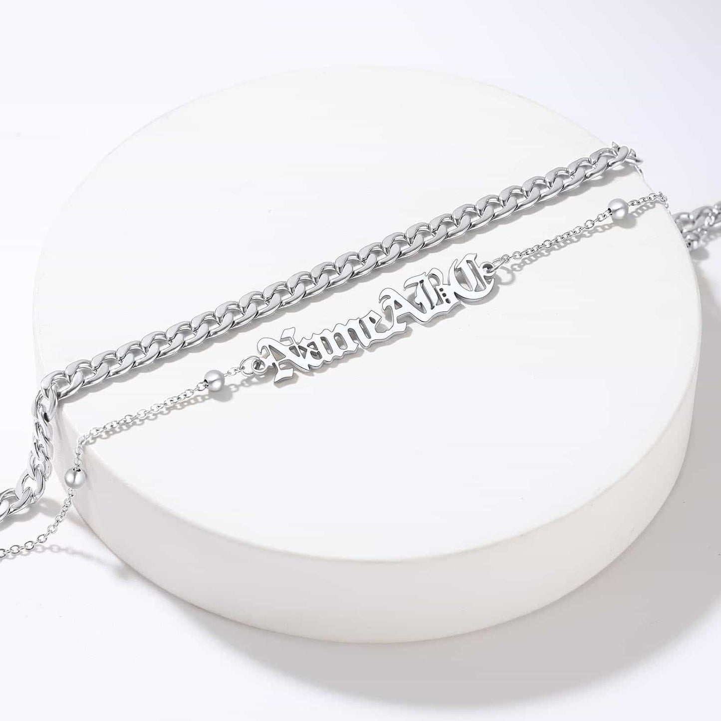 Chain Bracelets with Name