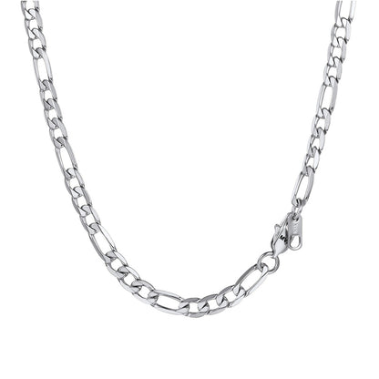 Chunky Figaro Link Chain Necklace 6mm