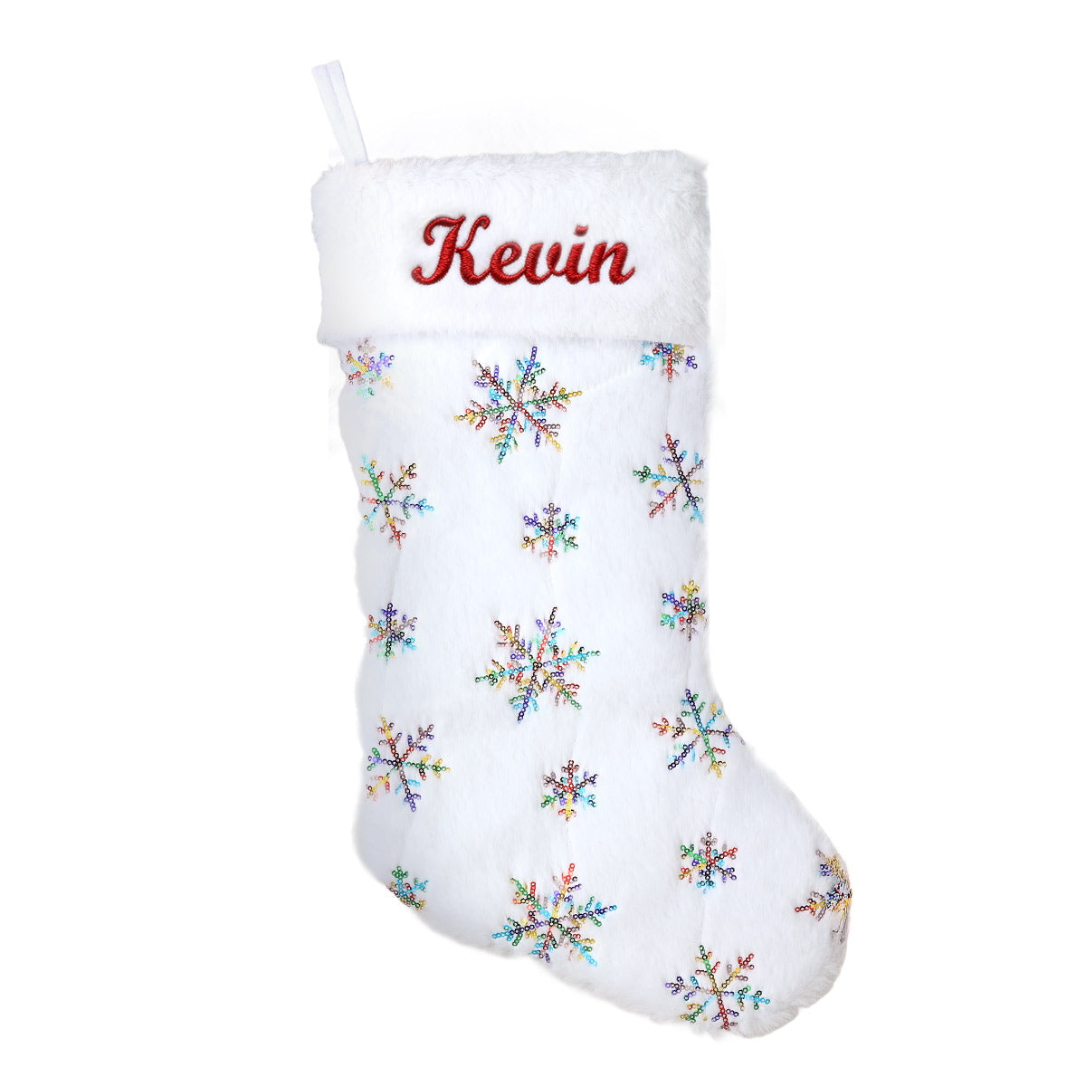 Colored Snowflake Christmas Stockings