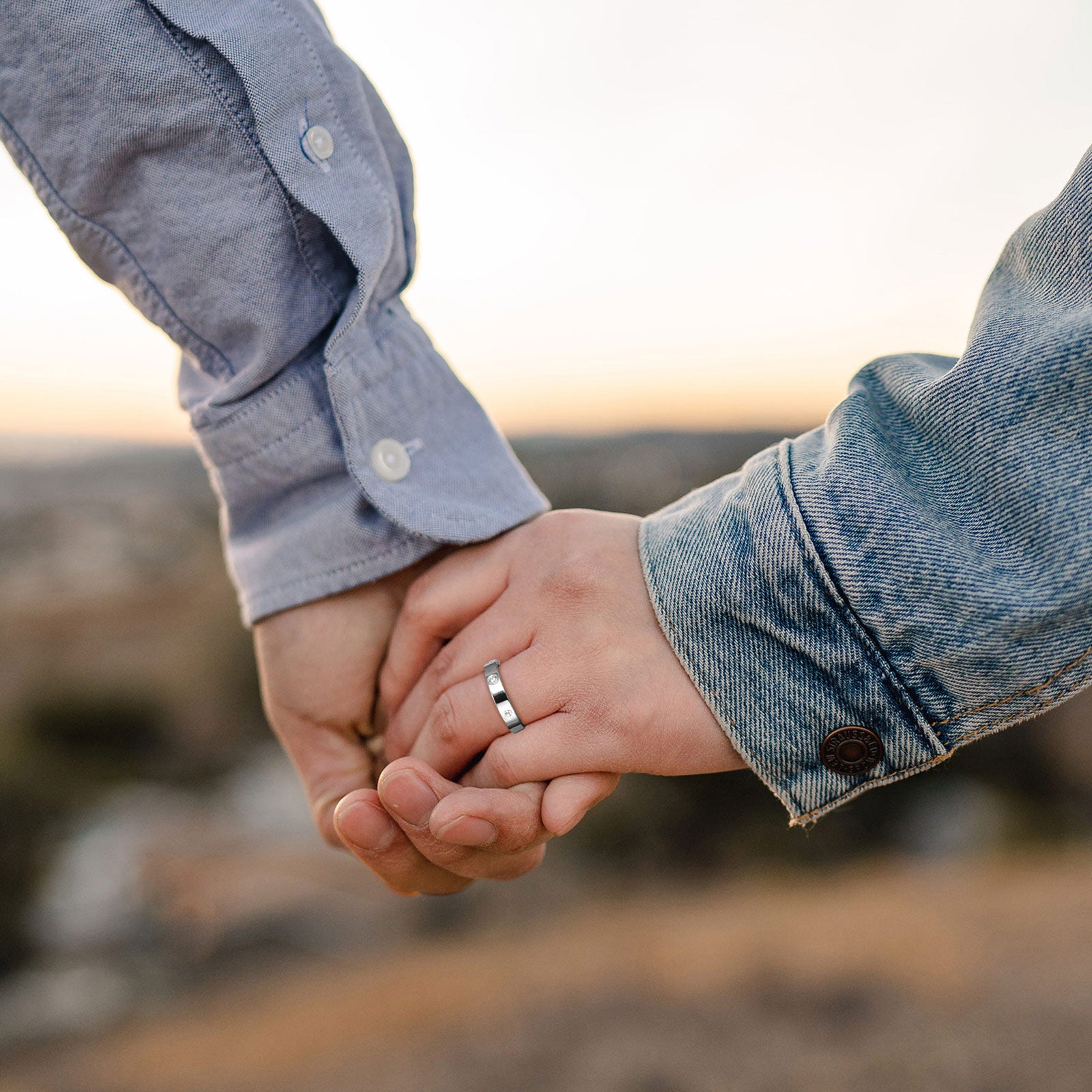 Couple rings with CZ