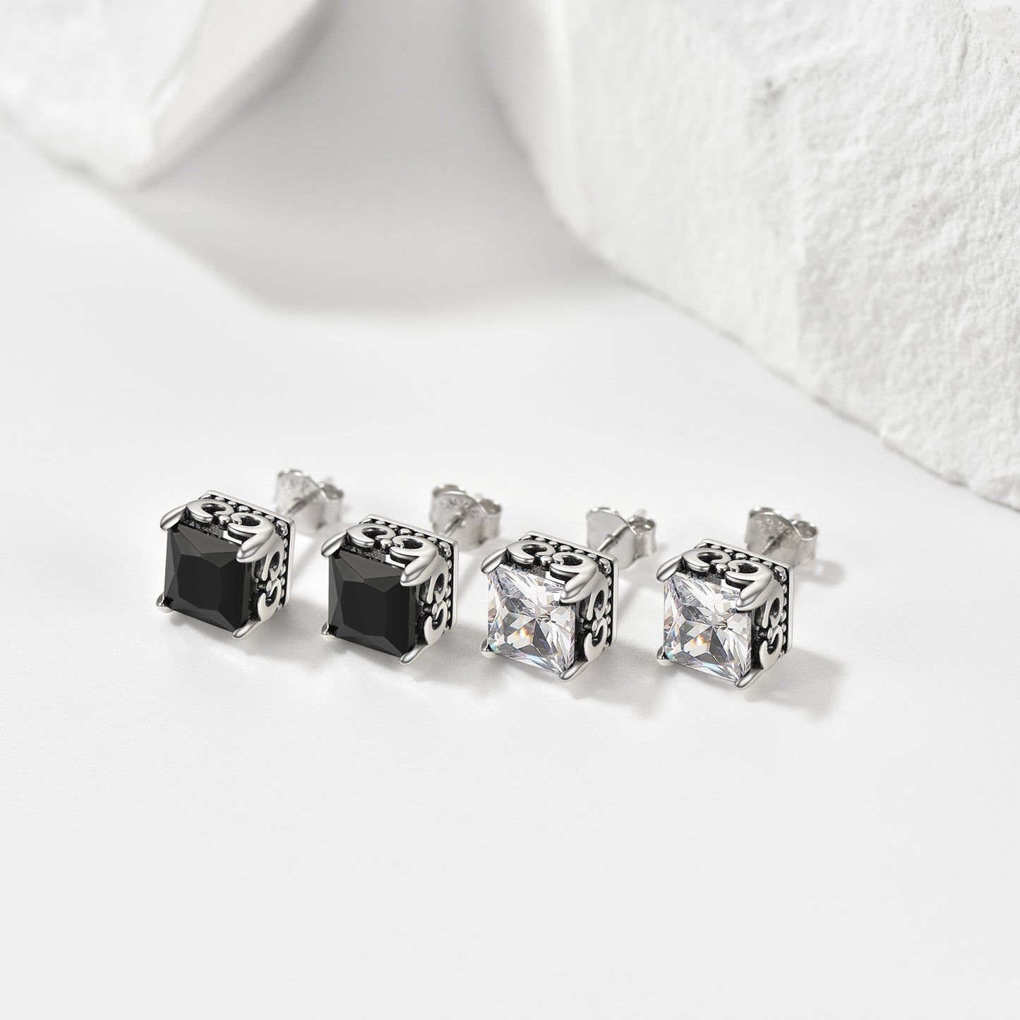 Crown Stud Earrings Cubic Zirconia Earring