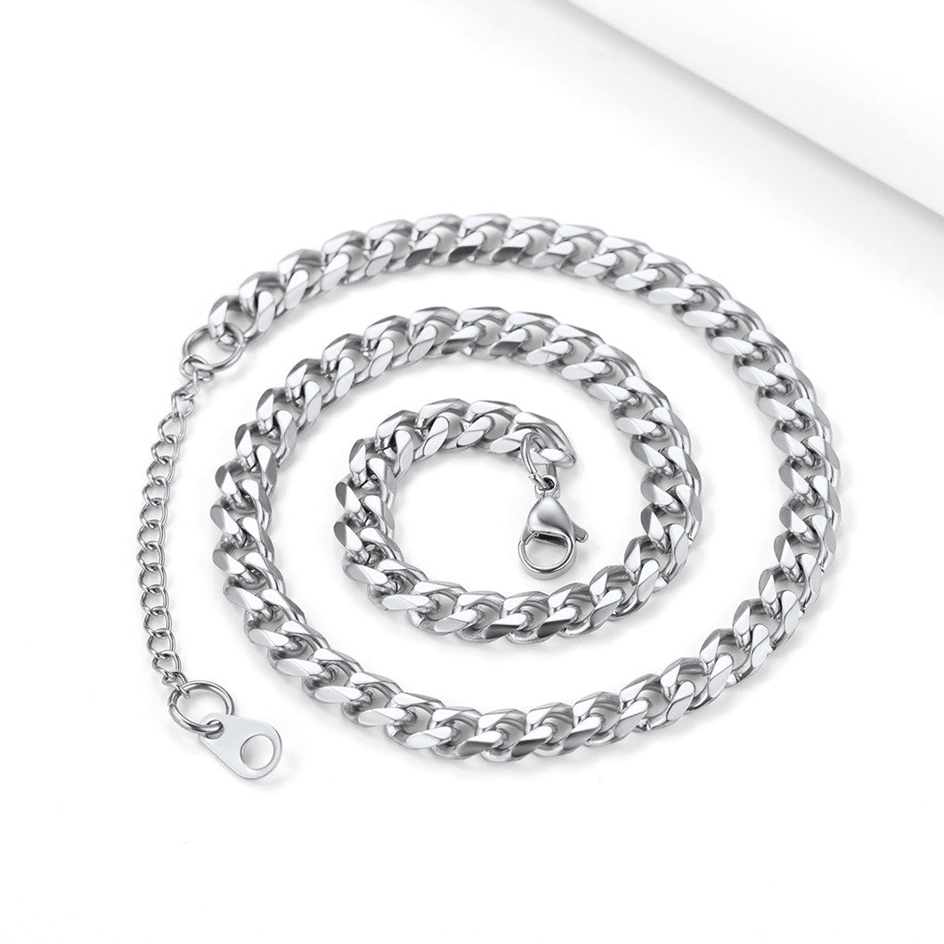 Cuban Chain Necklace Stainless Steel