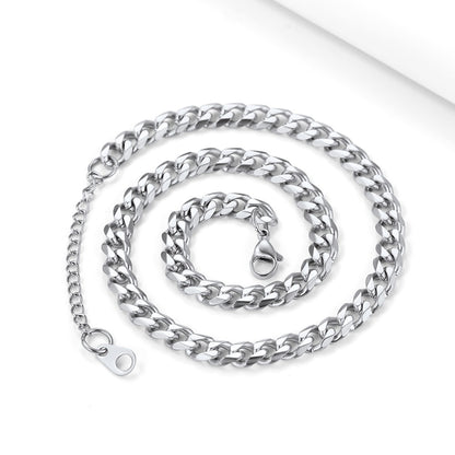 Cuban Chain Necklace Stainless Steel
