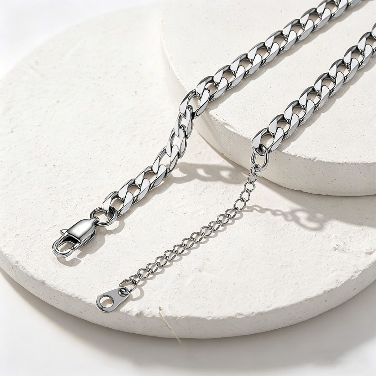 Cuban Link Anklet for Women 6MM in stainless steel