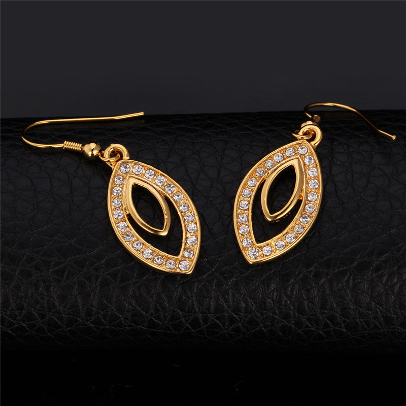 Cubic Zirconia Dangle Drop Earrings