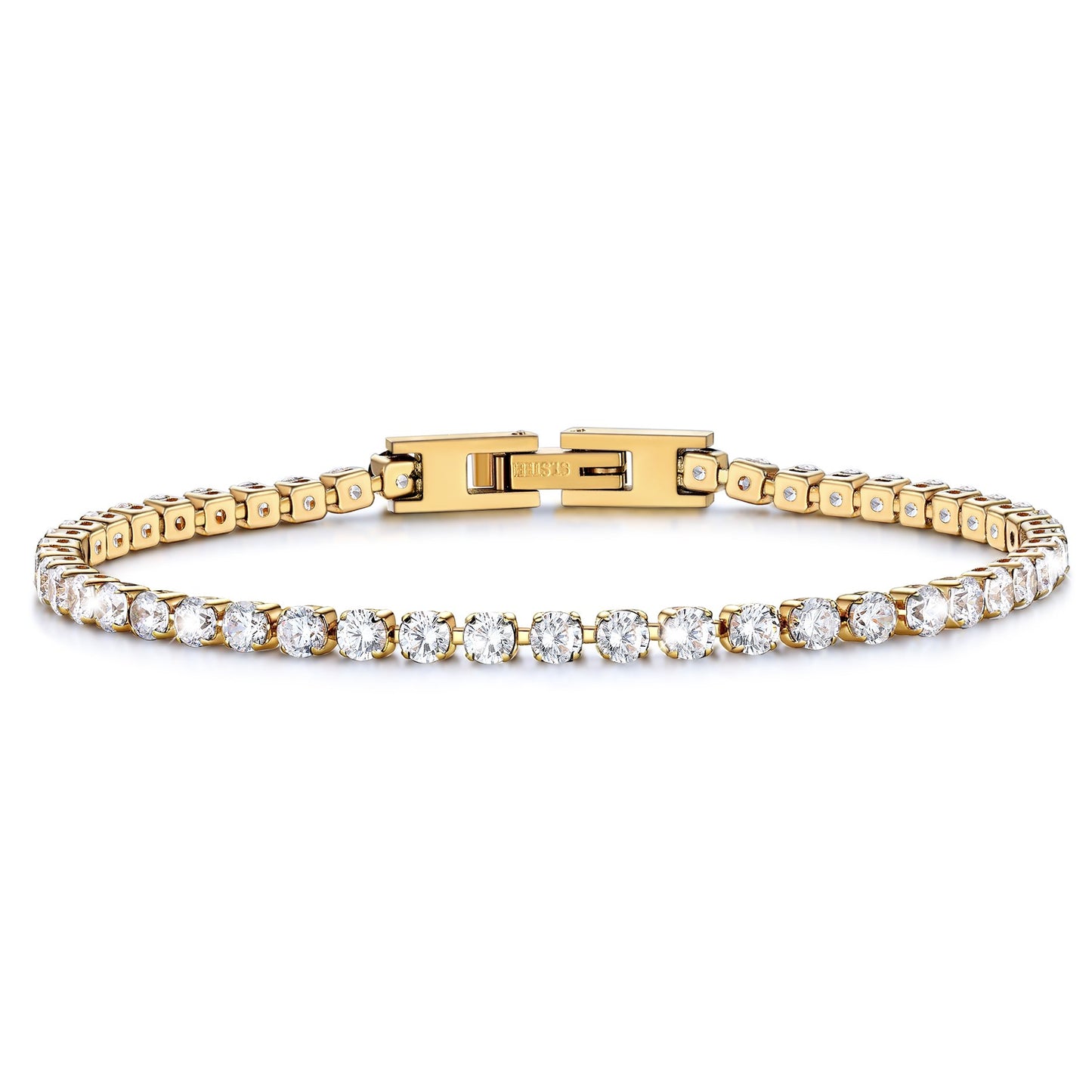 Cubic Zirconia Tennis Bracelet for Women 3/5MM