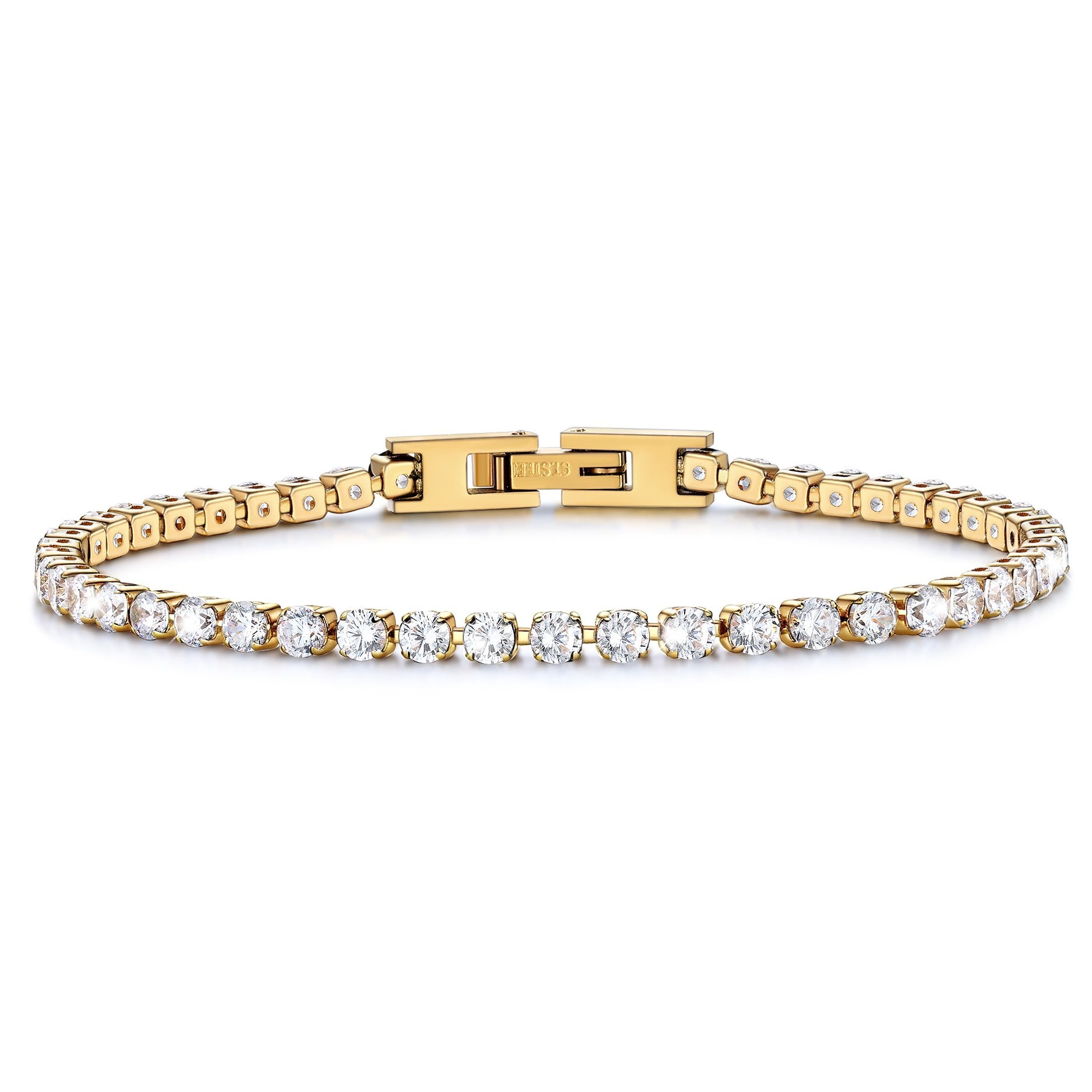 Cubic Zirconia Tennis Bracelet for Women 3/5MM