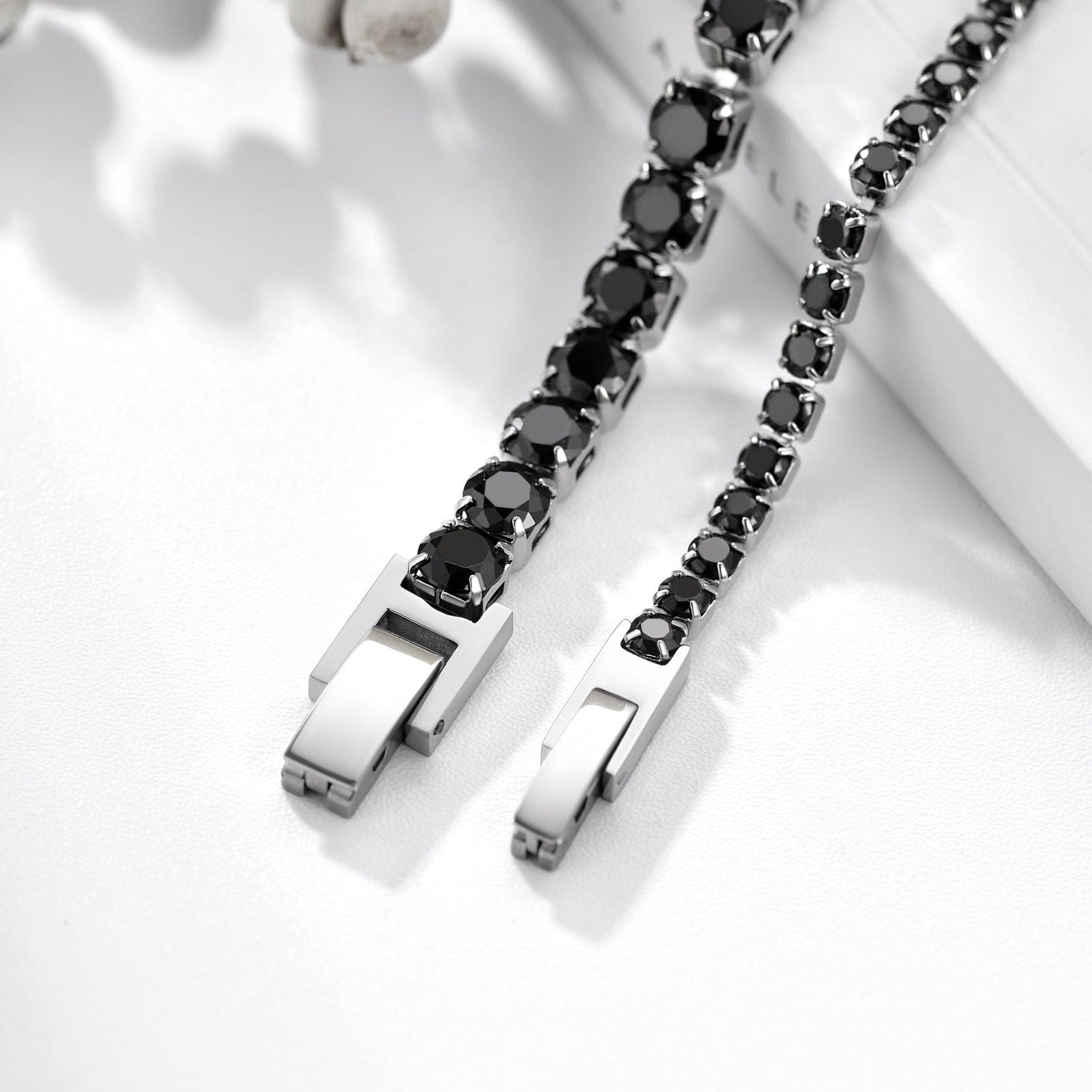 Cubic Zirconia Tennis Bracelet in different Black Plated
