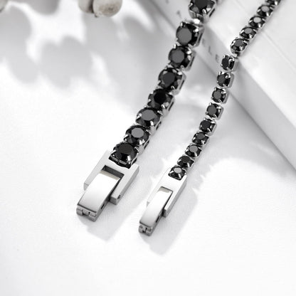 Cubic Zirconia Tennis Bracelet in different Black Plated