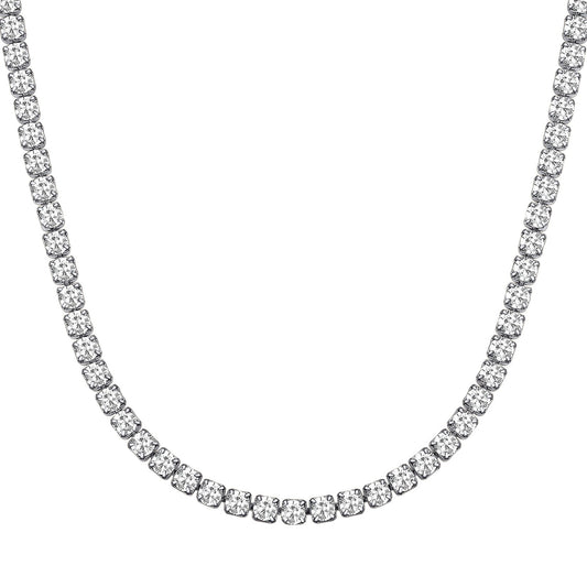 Cubic Zirconia Tennis Necklace for Men Women 3MM/5MM