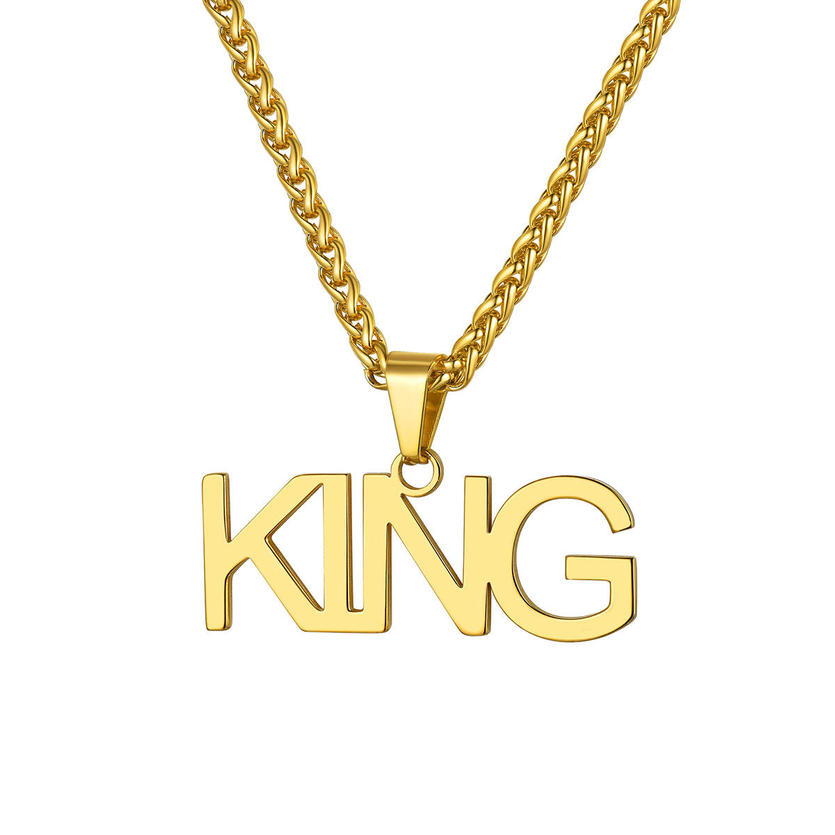 Custom 1-3 Rows Name Necklace for Men Women