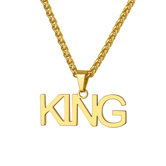 Custom 1-3 Rows Name Necklace for Men Women