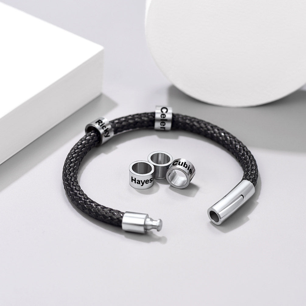 Custom Braided Rope Bracelet for Men