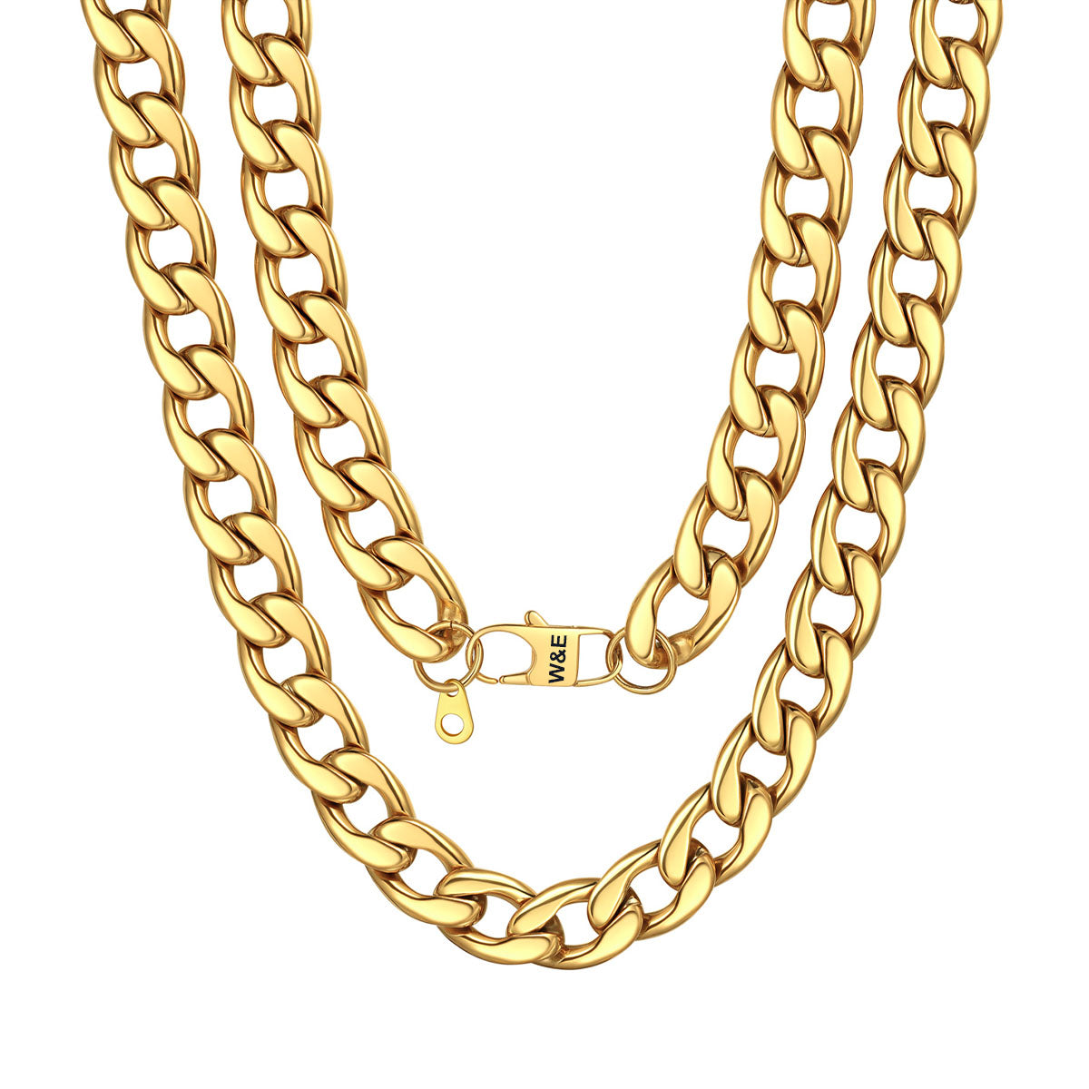 Custom Cuban Chain Necklace 15mm Gold