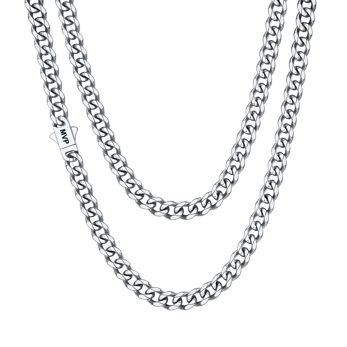 Custom Cuban Chain Necklace 6mm in stainless steel