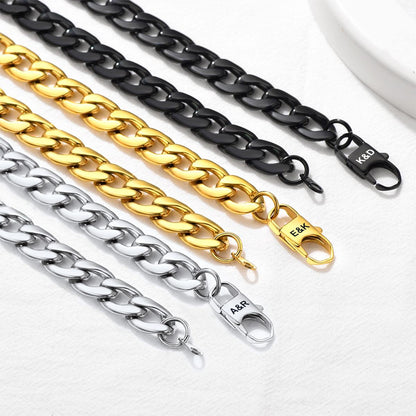 Custom Cuban Chain Necklace in different color