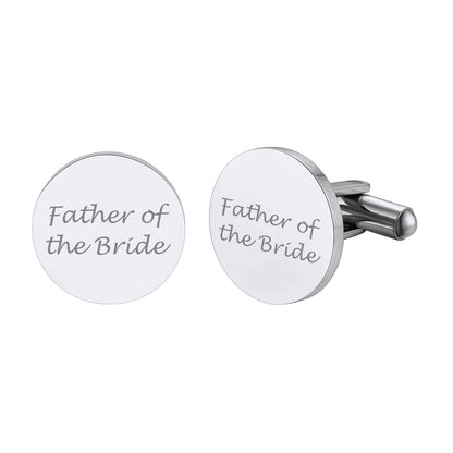 Custom Cufflink with Engraving text