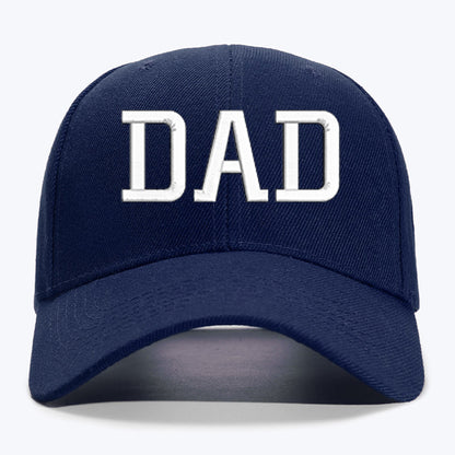 Custom Dad Hat Baseball Cap with Embroidery Text Blue