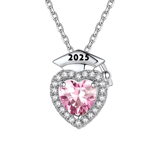 Custom Graduation October Birthstone Necklace