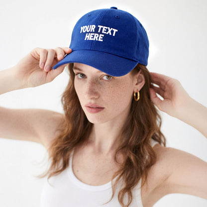 Custom Hat Baseball Cap with Embroidery Text