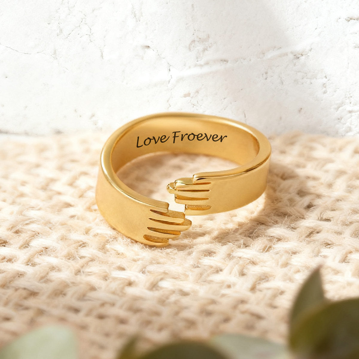 Custom Hug Ring Promise Ring