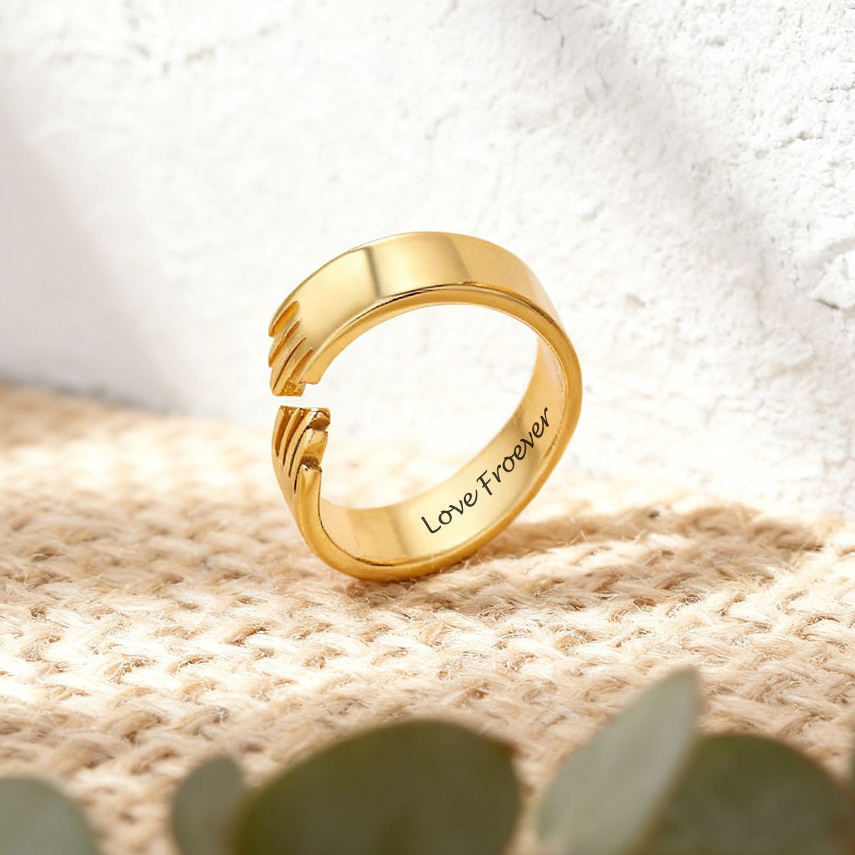 Custom Hug Ring Promise Ring for Women