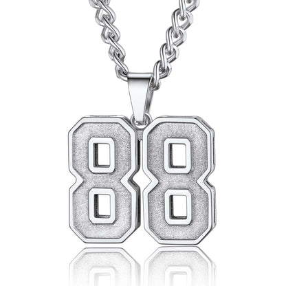 Custom Jersey Number Necklace Sport Necklace for Men
