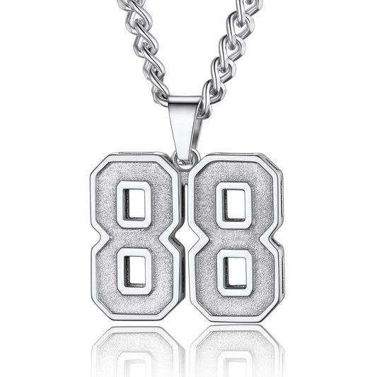 Custom Jersey Number Necklace Sport Necklace for Men