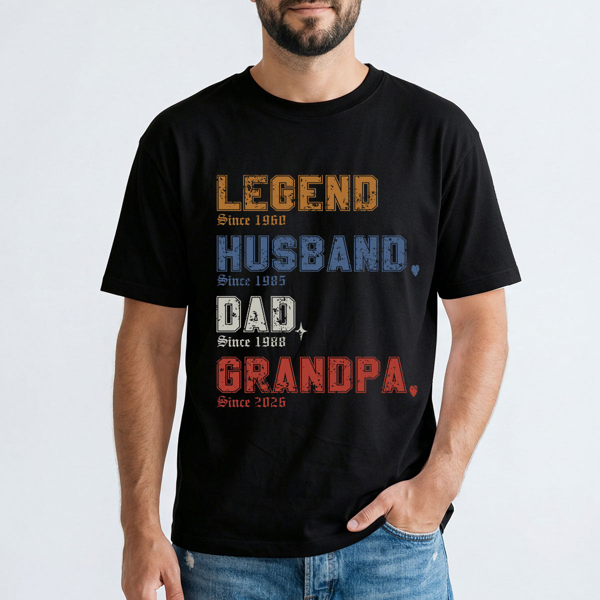 Personalized Legend Husband Dad Grandpa T Shirt