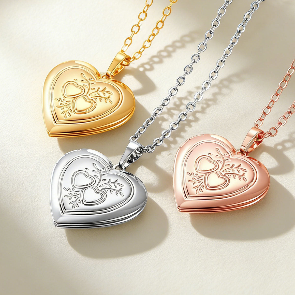 Custom Locket Necklace with Pictures in different color