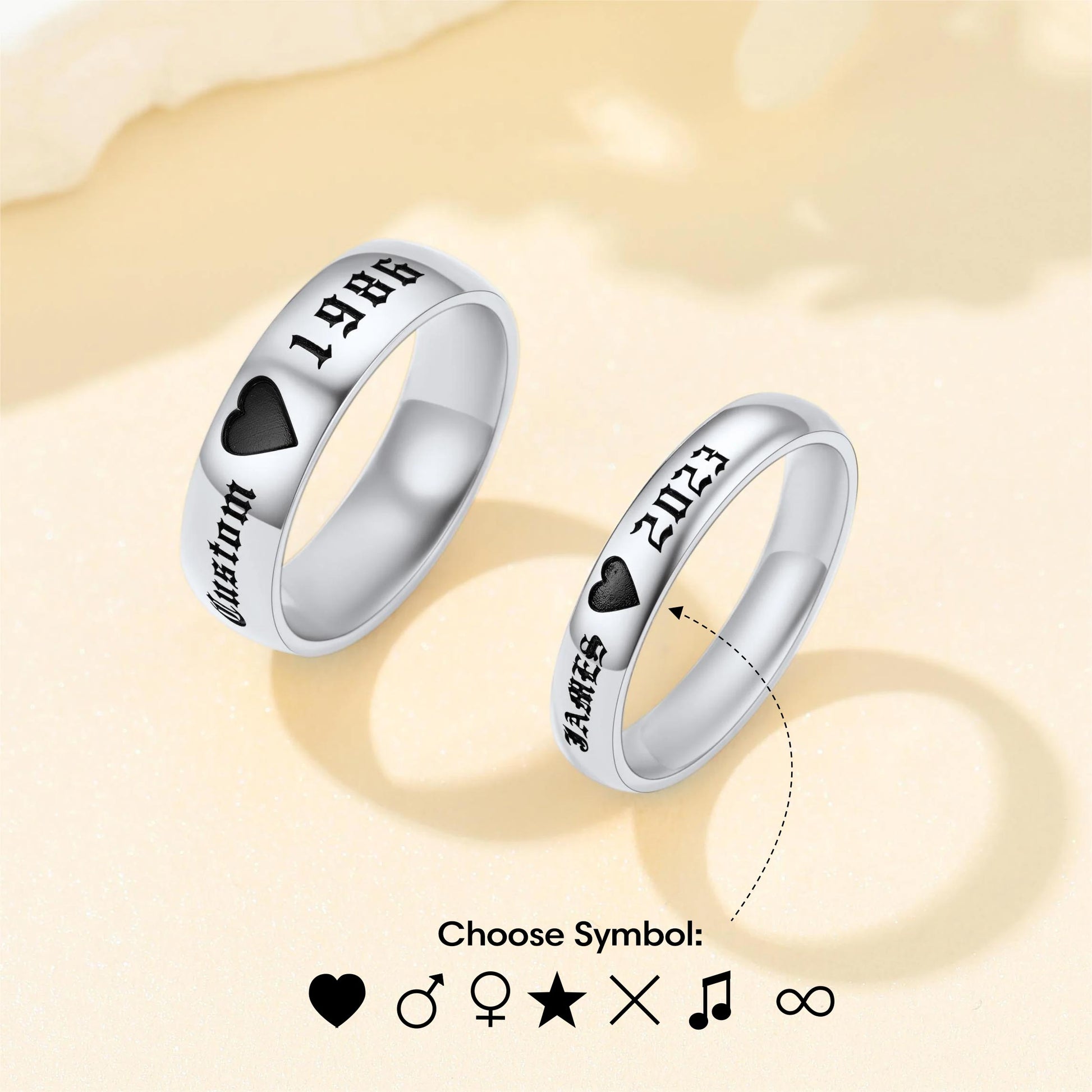 Custom Name Ring