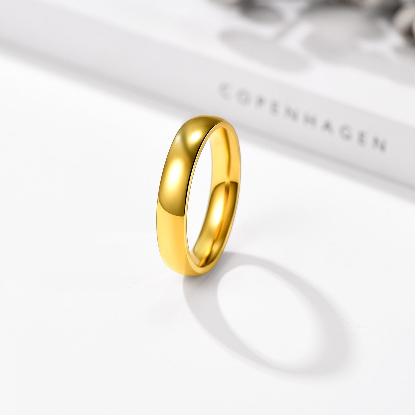 Custom Personalized Plain Ring Gold