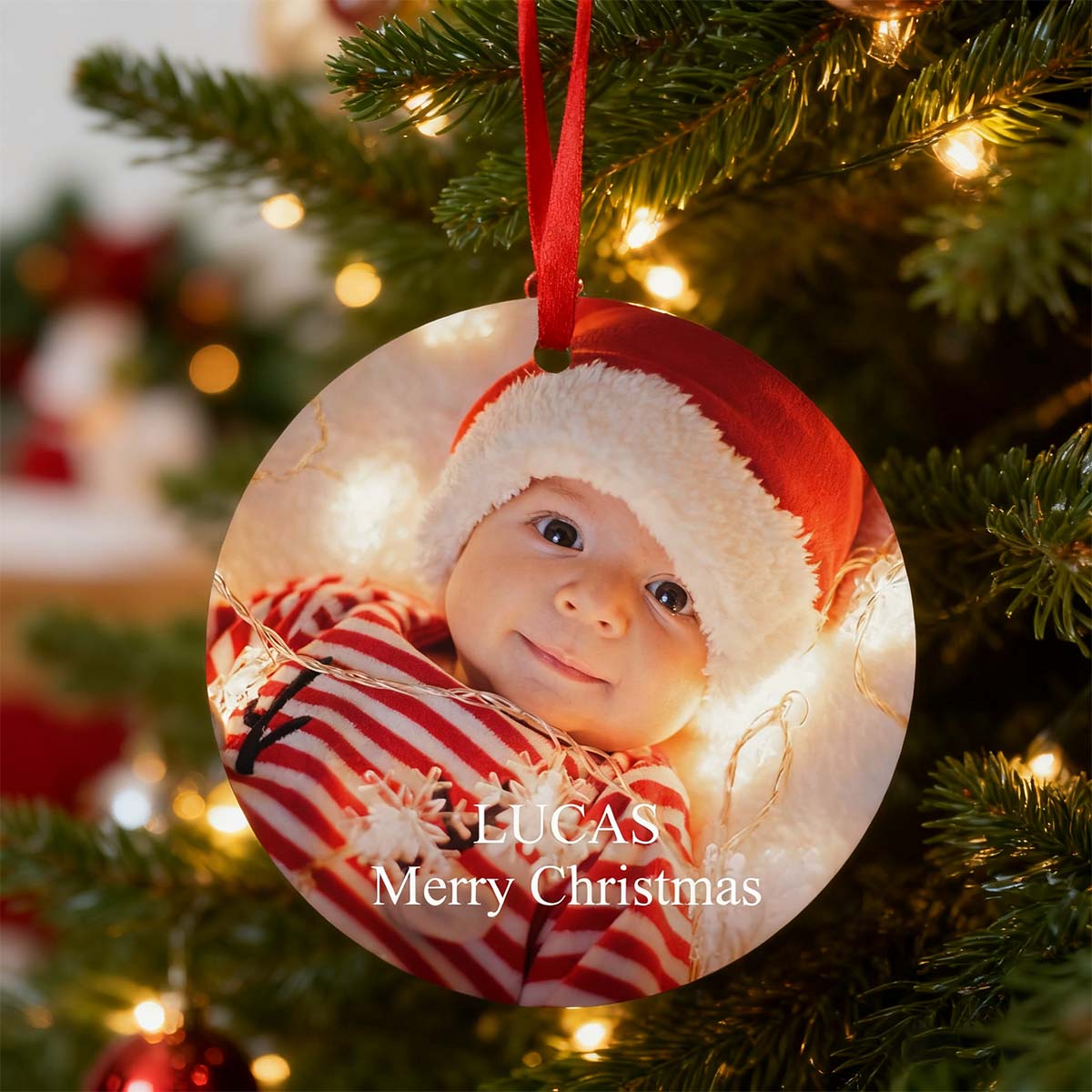 Custom Photo Christmas Ornaments