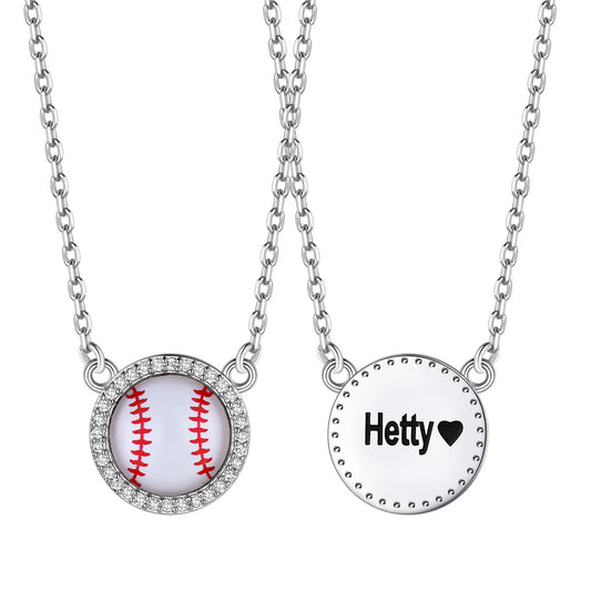 Custom Sport Ball Necklaces for Women