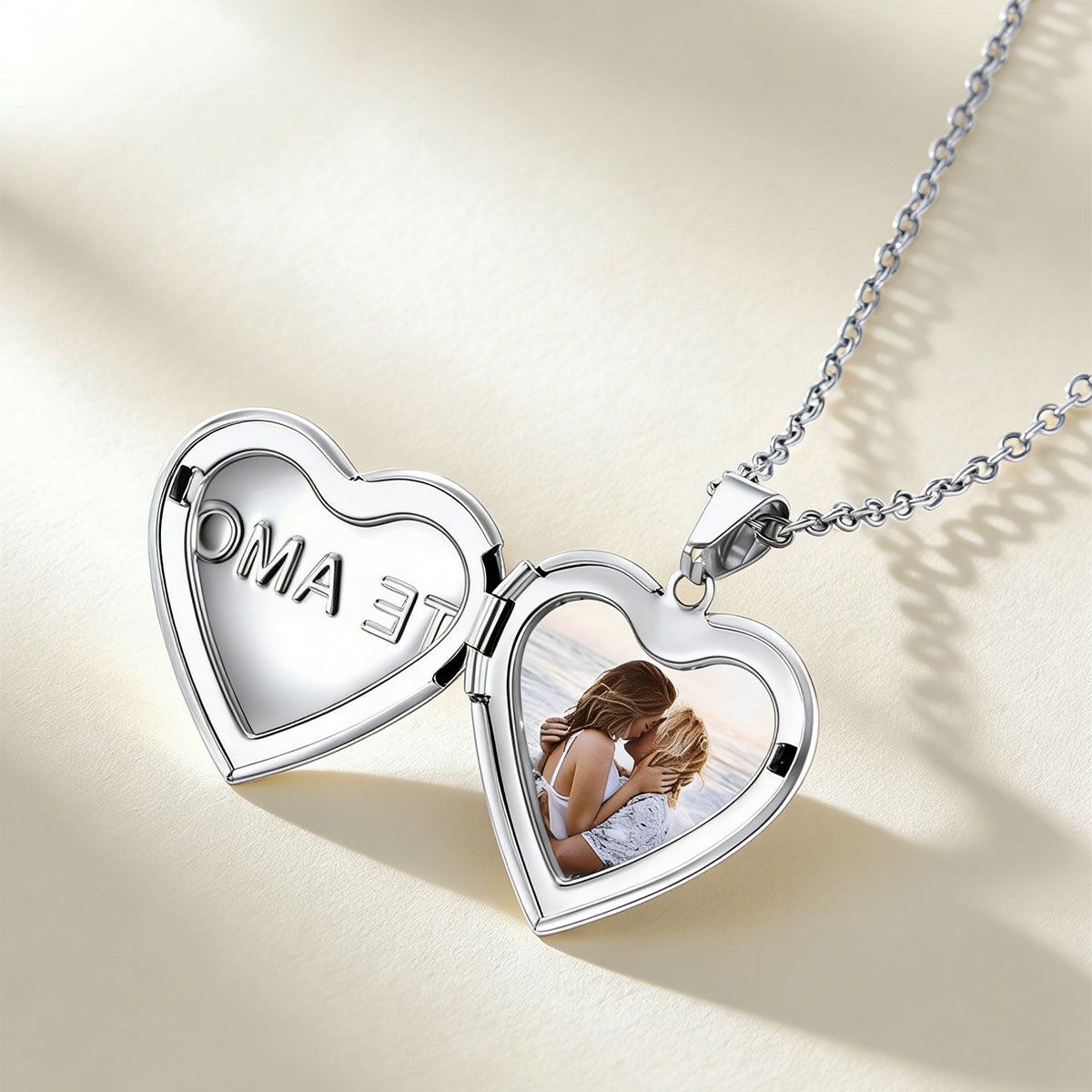 Custom Tree of Life Hearts Pictures Locket Necklace