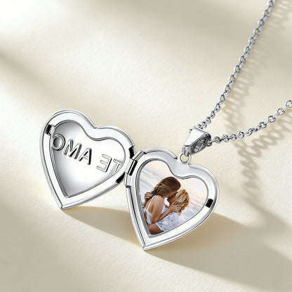 Custom Tree of Life Hearts Pictures Locket Necklace