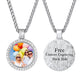 Customized Photo Necklaces Cubic Zirconia Picture Necklace