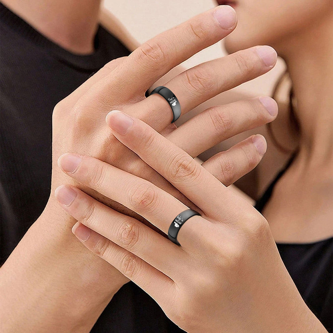 Small Couple Rings Couple Rings for Him & Her | Matching Sets – BIRTHSTONES JEWELRY INC