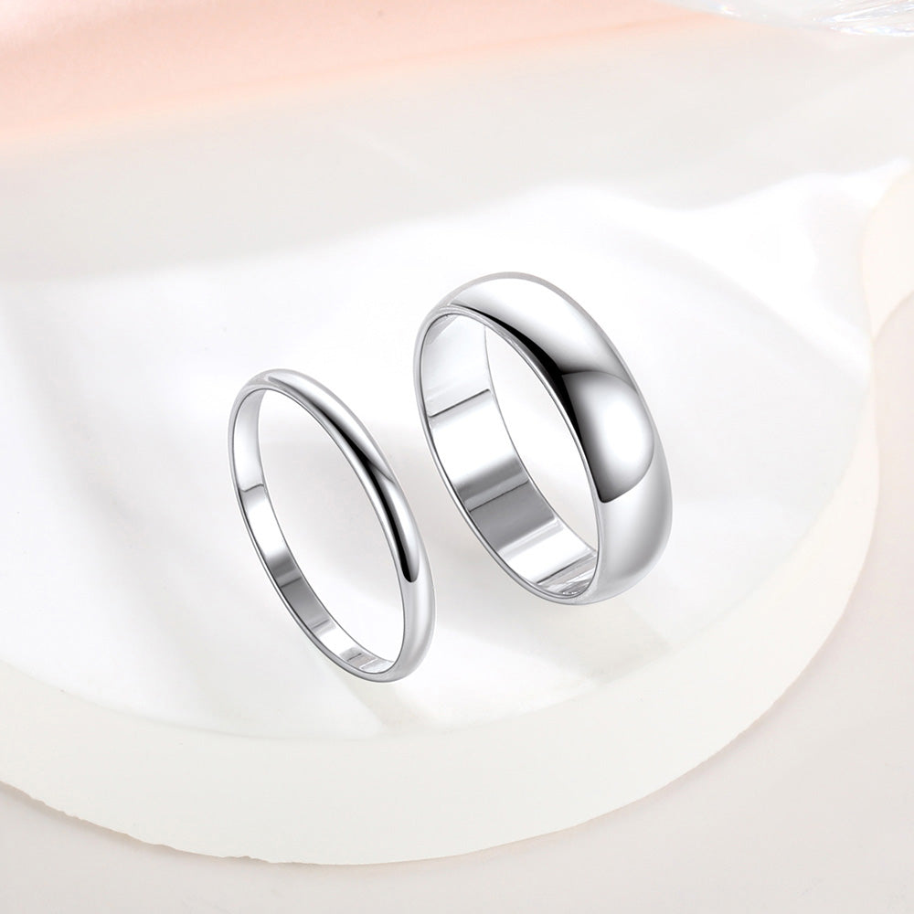 Customized Plain Couple Ring