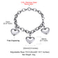 Personalized Hearts Charm Bracelet