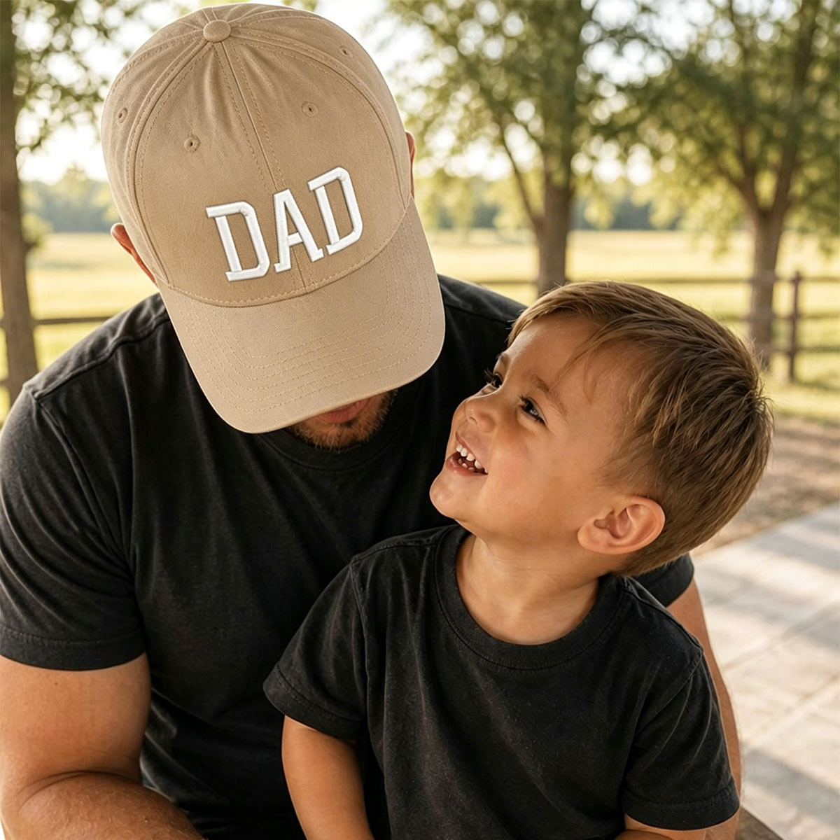 Dad Hat Baseball Cap with Embroidery Text