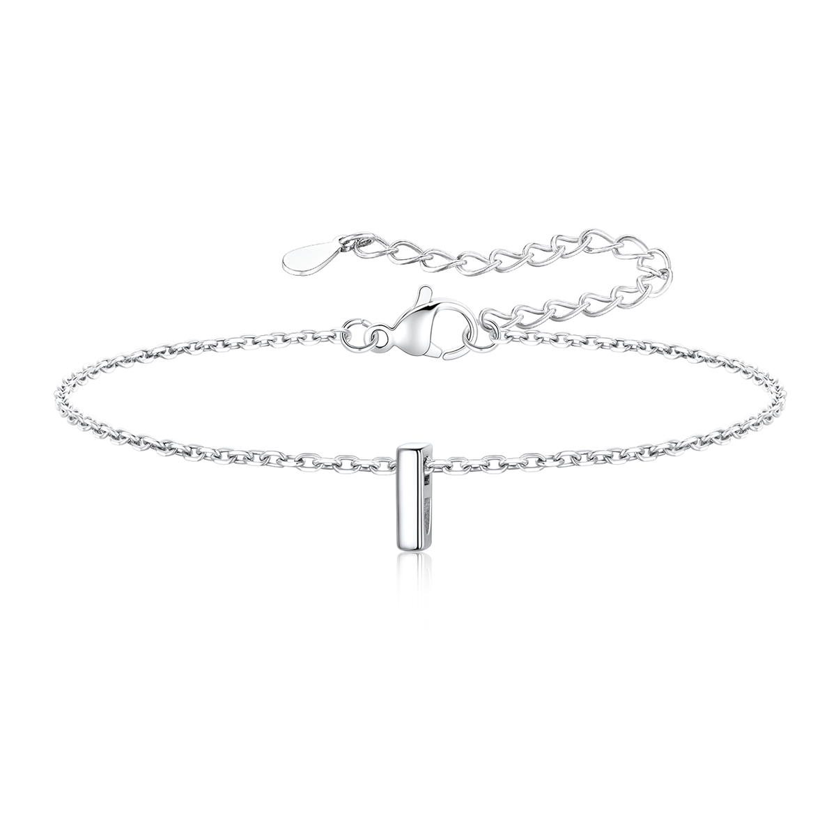 Dainty Initial I Bracelet for Women