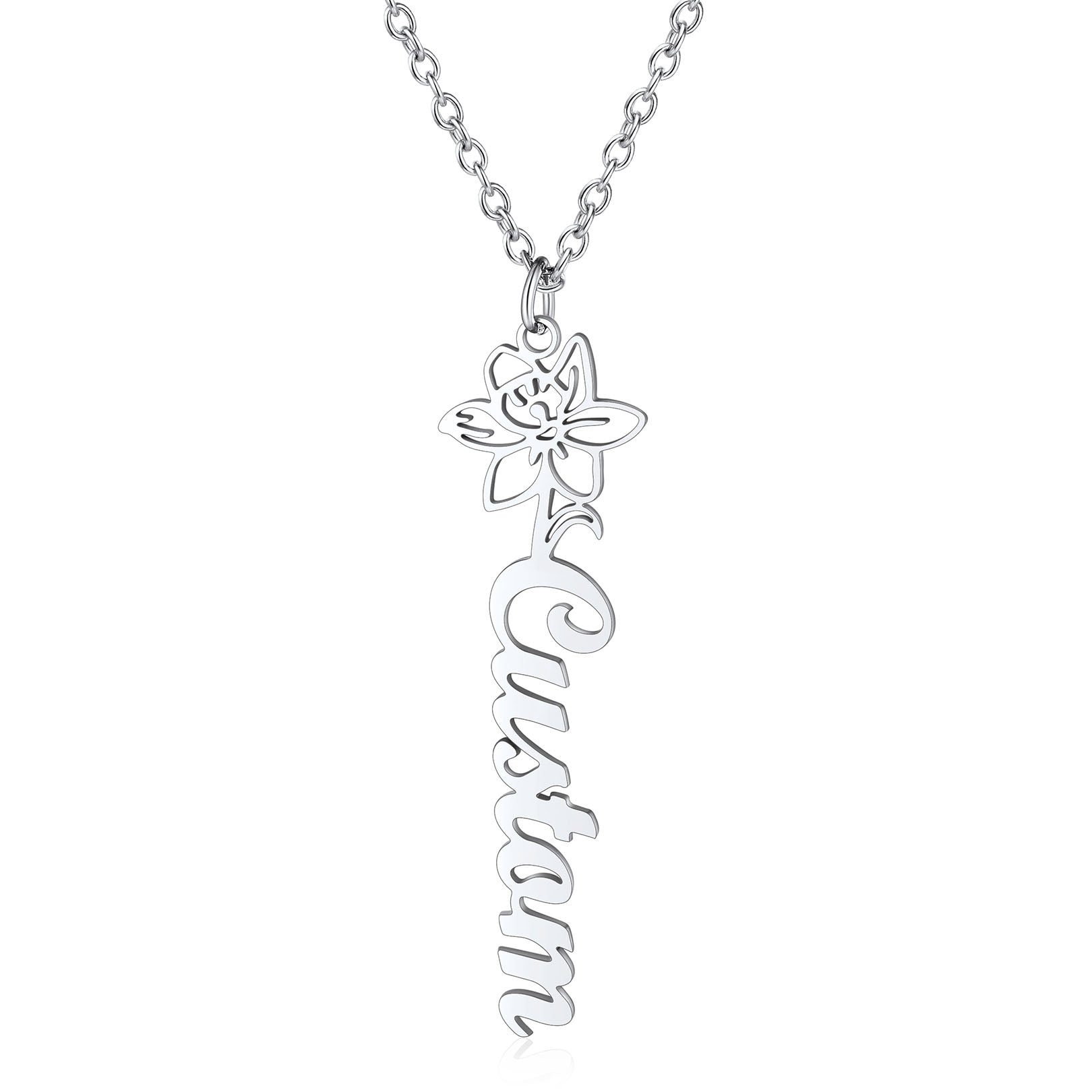 December Flower Necklace