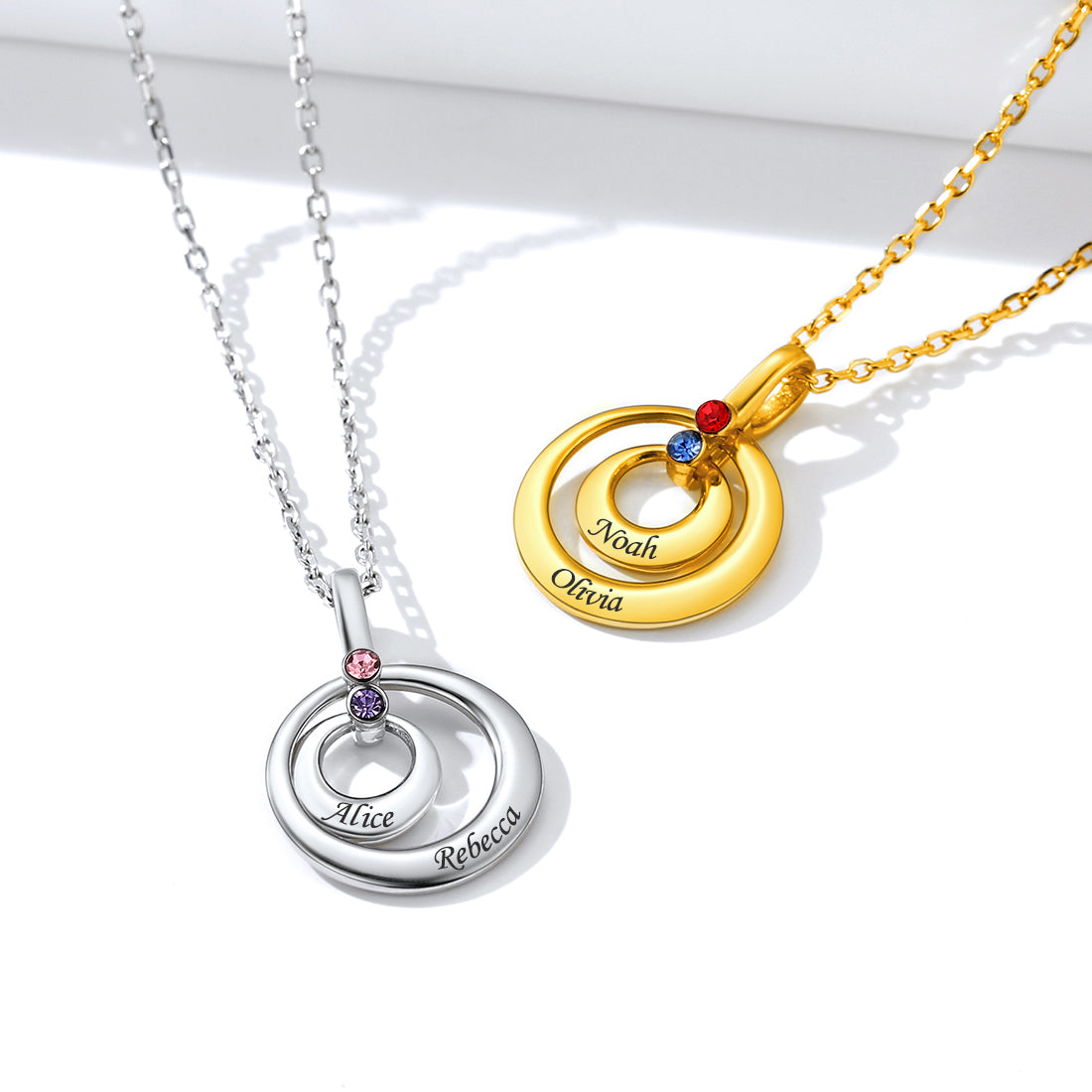 Double Concentric Necklace