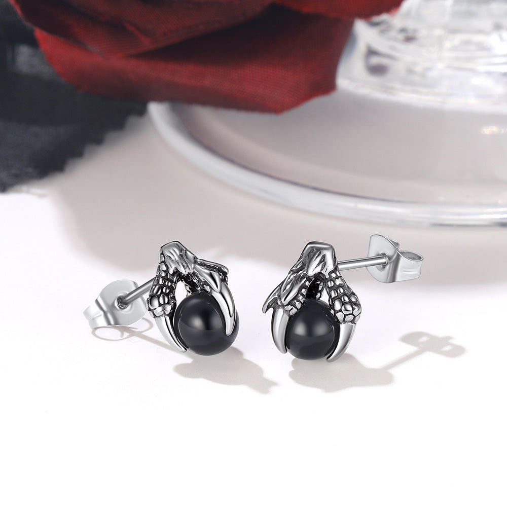 Dragon Claw Crystal Ball Earrings TE60479